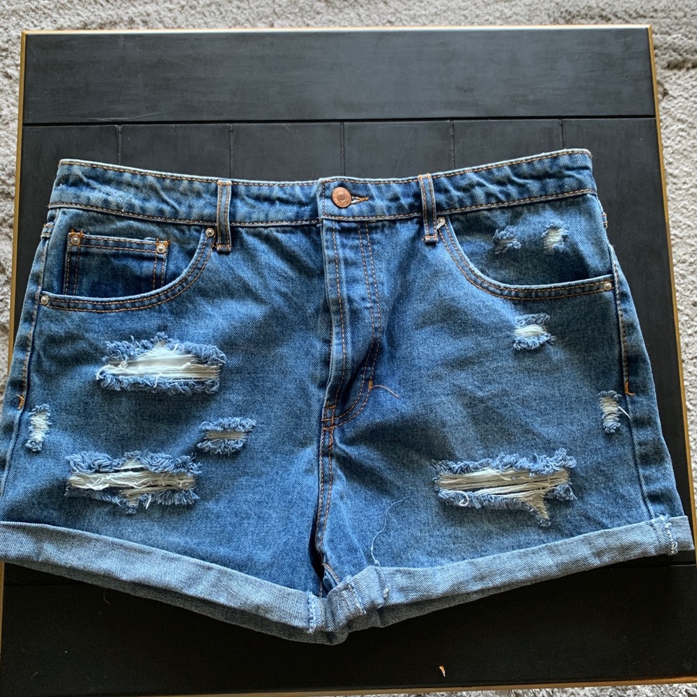 High waisted shorts